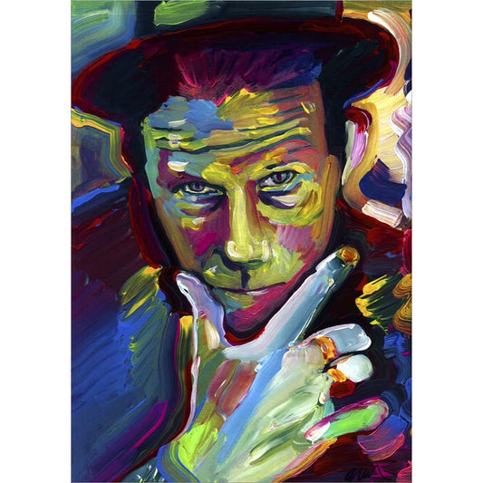 Tom Waits by Howie Green, Unframed Print