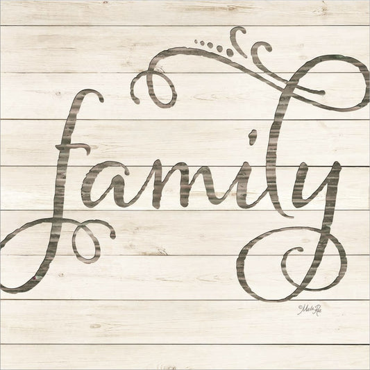 Simple Words - Family by Marla Rae, Unframed Print