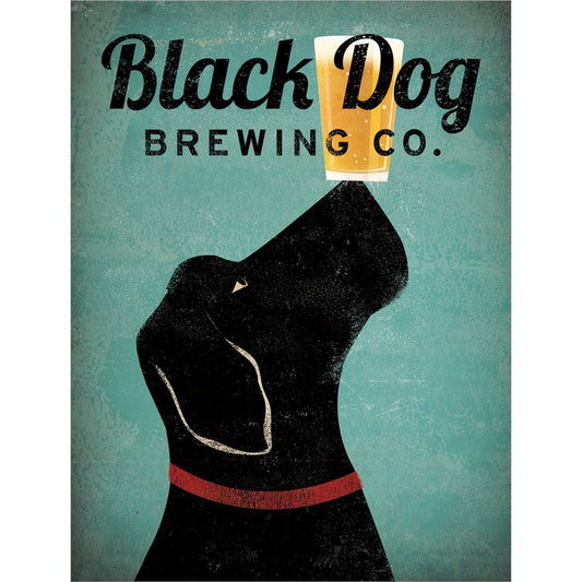 Black Dog Brewing Co v2 by Ryan Fowler, Unframed Print