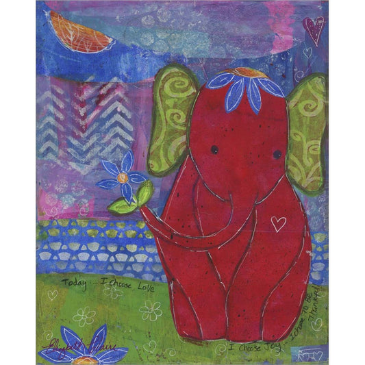 Play with Me - I choose Joy by Elizabeth Claire, Unframed Print