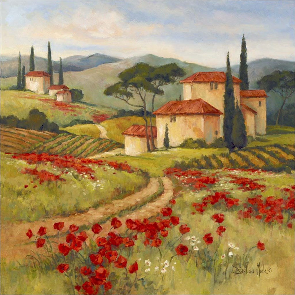 Tuscan Dream II by Barbara Mock, Unframed Print