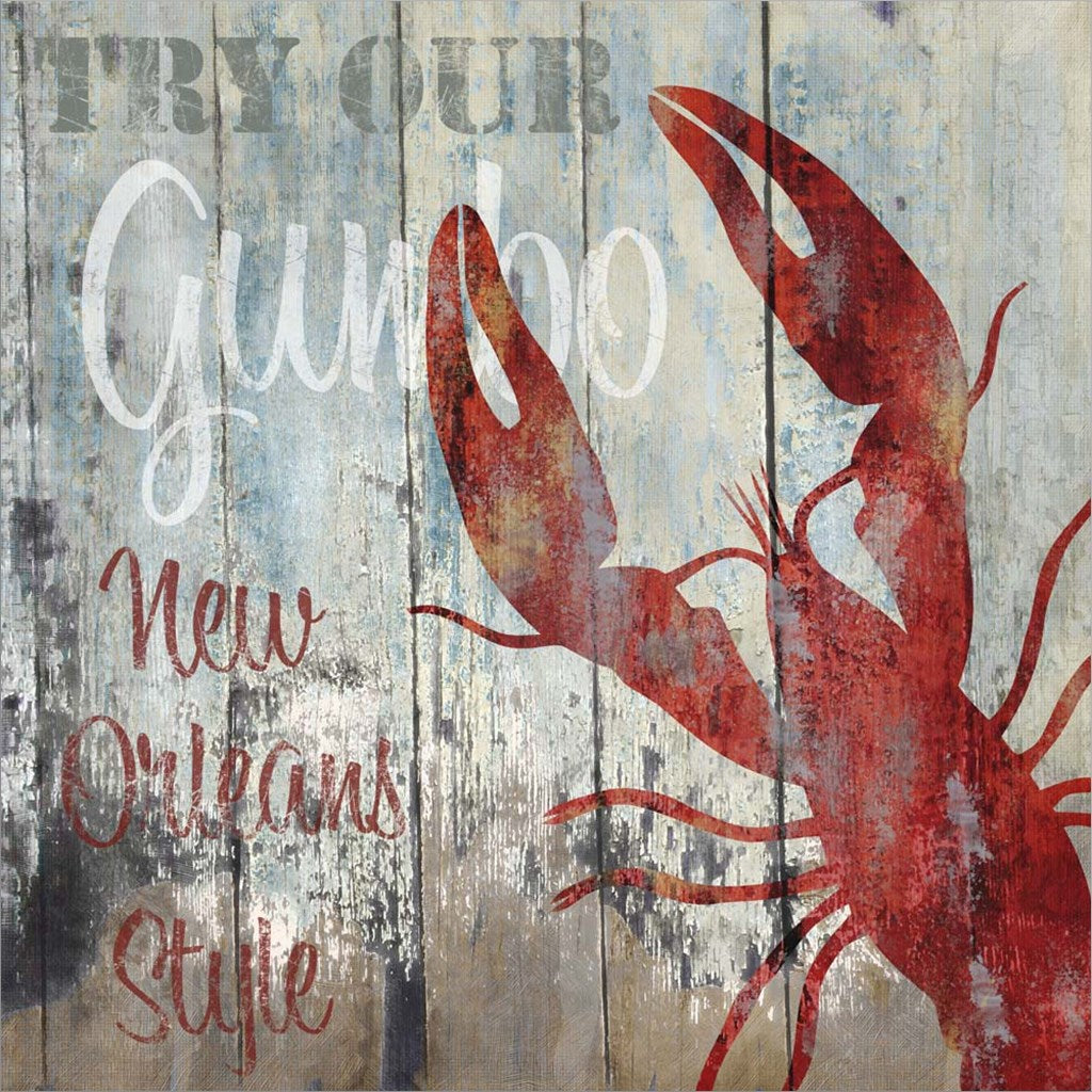 New Orleans Seafood I by Color Bakery, Unframed Print