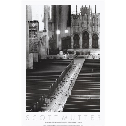 Church Aisle by Scott Mutter, Unframed Print