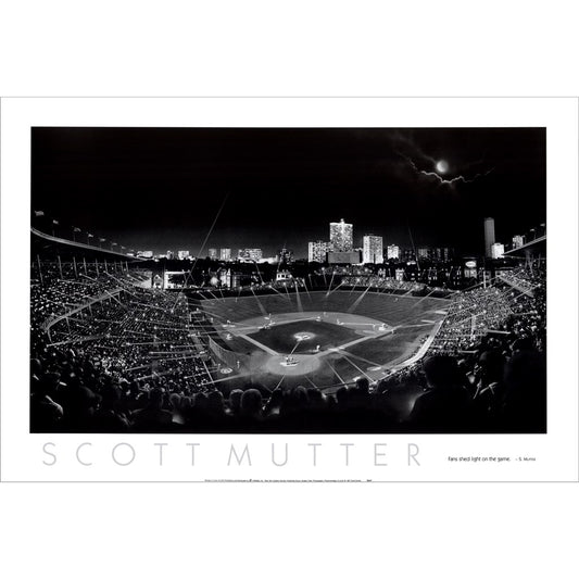 Wrigley Field by Scott Mutter, Unframed Print