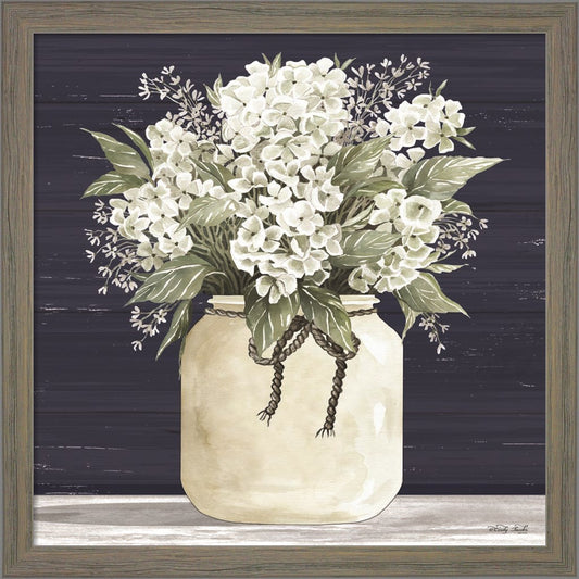 White Flowers II by Cindy Jacobs, Framed Art