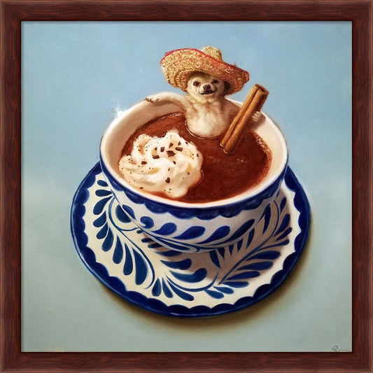 Mexican Hot Chocolate by Lucia Heffernan, Framed Art