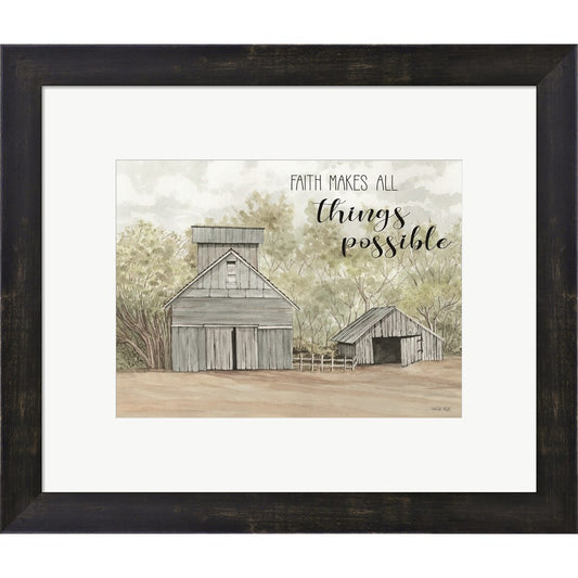 Faith Makes All Things Possible by Cindy Jacobs, Framed Art