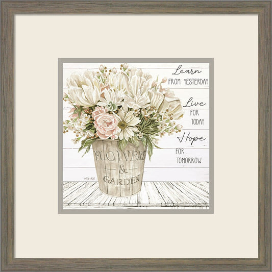 Learn from Yesterday by Cindy Jacobs, Framed Art