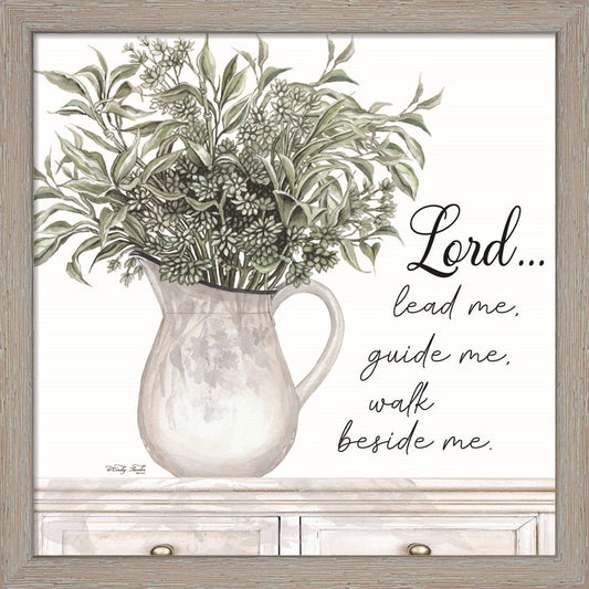 Lord Lead Me by Cindy Jacobs, Framed Art