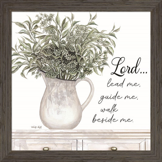 Lord Lead Me by Cindy Jacobs, Framed Art