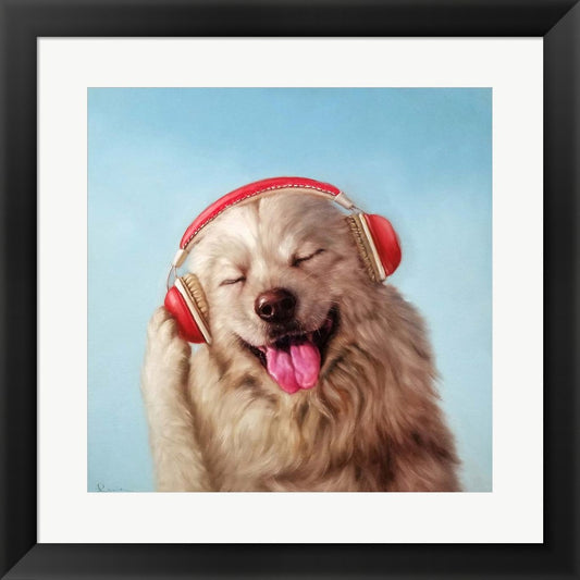 Woof Jam by Lucia Heffernan, Framed Art