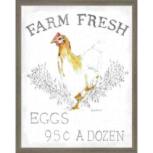 Farm Fresh Enamel v2 by Avery Tillmon, Framed Art