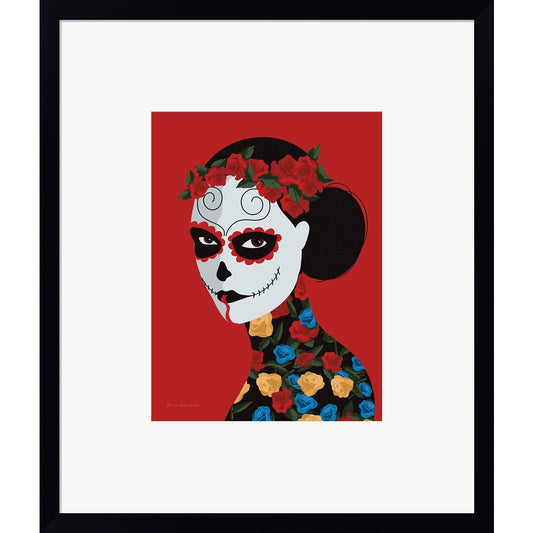 Dia de Los Muertos II by Omar Escalante, Framed Art