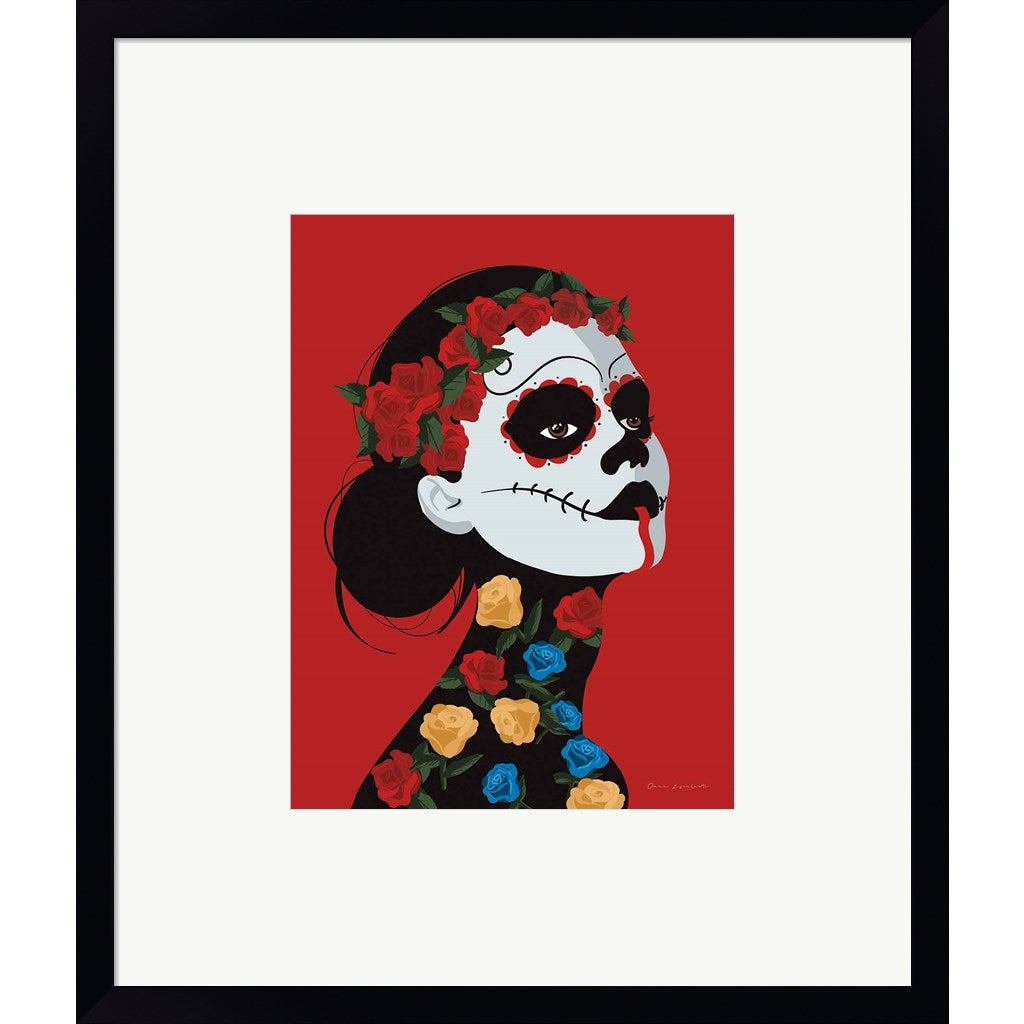 Dia de Los Muertos I by Omar Escalante, Framed Art