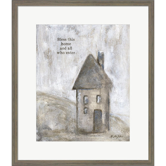 Bless This Home by Kelley Talent, Framed Art