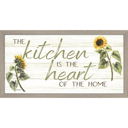 The Kitchen is the Heart of the Home by Susie Boyer, Framed Art