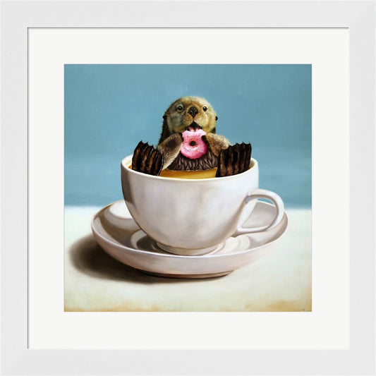 Otterly Delicious by Lucia Heffernan, Framed Art