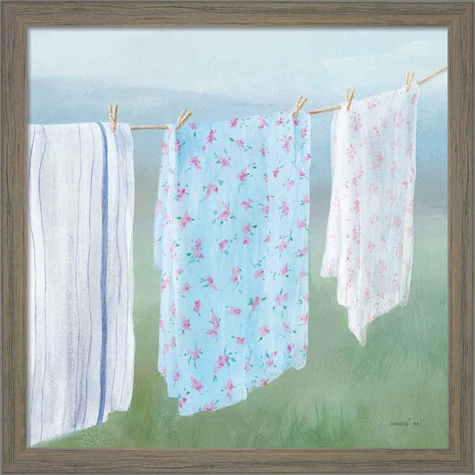 Laundry Day II by Danhui Nai, Framed Art