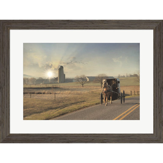 Country Morning in Bethel by Lori Deiter, Framed Art