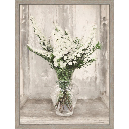 Bridal Veil Flowers by Lori Deiter, Framed Art