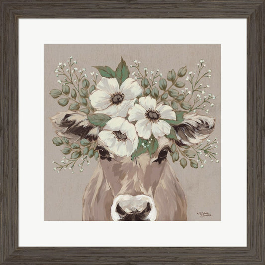 Flora the Jersey Cow by Michele Norman, Framed Art