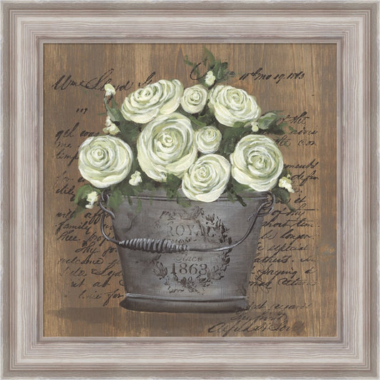 Heavenly Roses by Julie Norkus, Framed Art