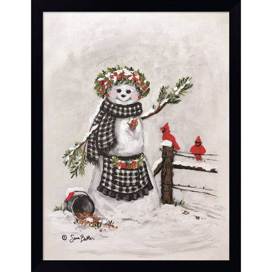 Frosty Friends II by Sara Baker, Framed Art