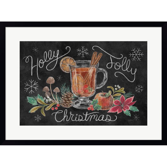 Christmas Chalk VII by Mary Urban, Framed Art