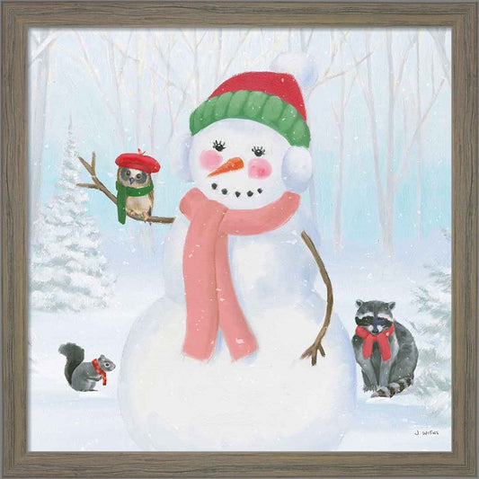 Dressed for Christmas IV Crop by James Wiens, Framed Art