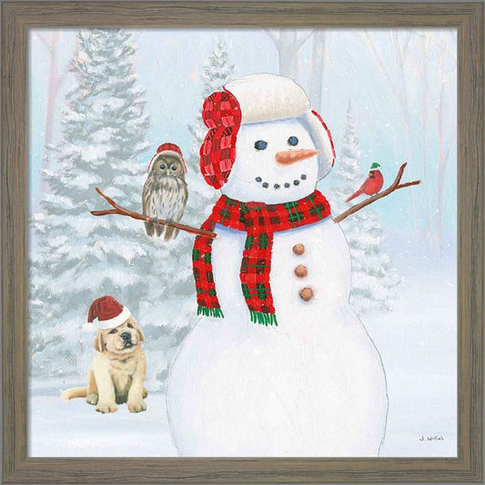 Dressed for Christmas II Crop by James Wiens, Framed Art