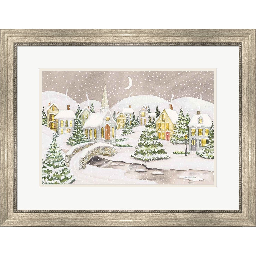 All is Calm All is Bright Light by Kathleen Parr McKenna, Framed Art