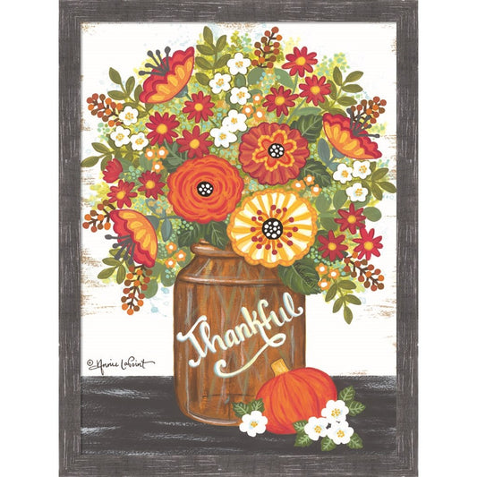 Thankful Bouquet by Annie Lapoint, Framed Art