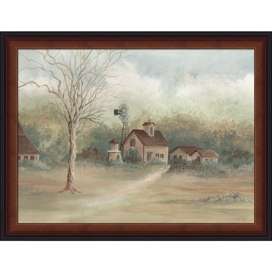 Barns in the Distance by Cindy Jacobs, Framed Art