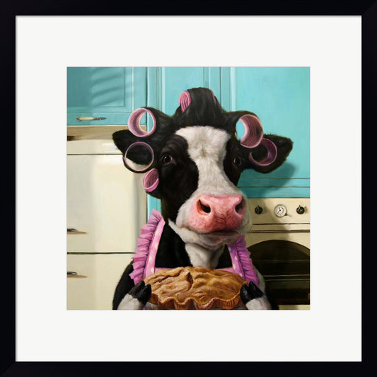 Cow Pie by Lucia Heffernan, Framed Art