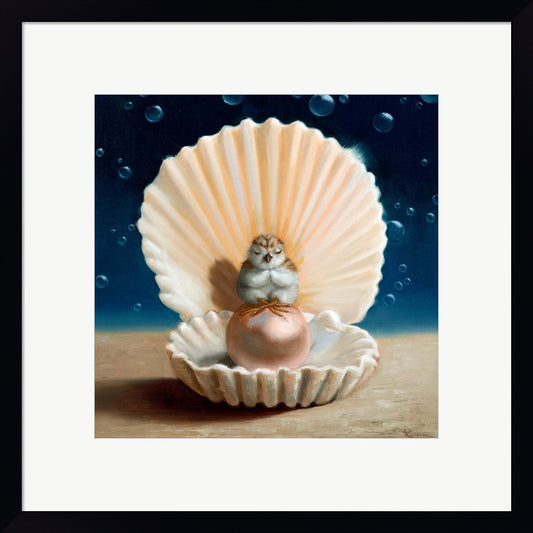 The World Is Your Oyster by Lucia Heffernan, Framed Art