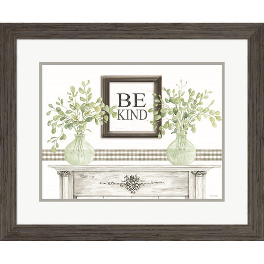 Be Kind Table by Cindy Jacobs, Framed Art