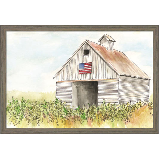 Beautiful for Spacious Skies by Kamdon Kreations, Framed Art