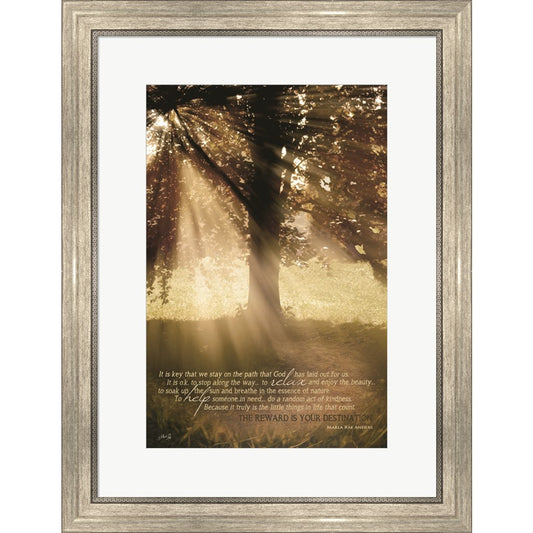 Stay on the Path by Marla Rae, Framed Art