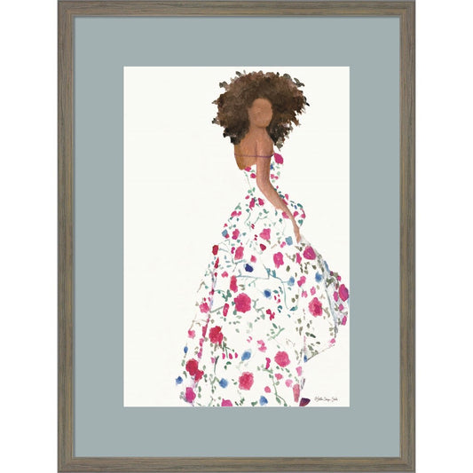 Floral Gown 1 by Stellar Design Studio, Framed Art