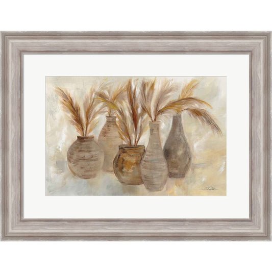 Grasses and Baskets by Silvia Vassileva, Framed Art