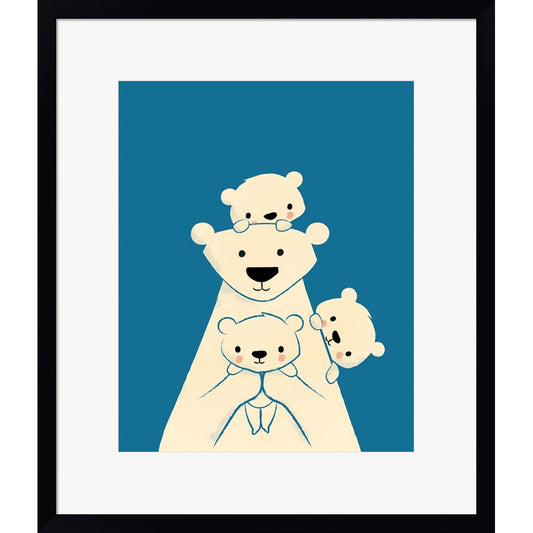 Papa Bear by Jay Fleck, Framed Art