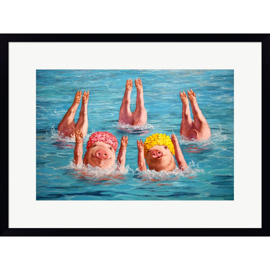 Water Ballet by Lucia Heffernan, Framed Art