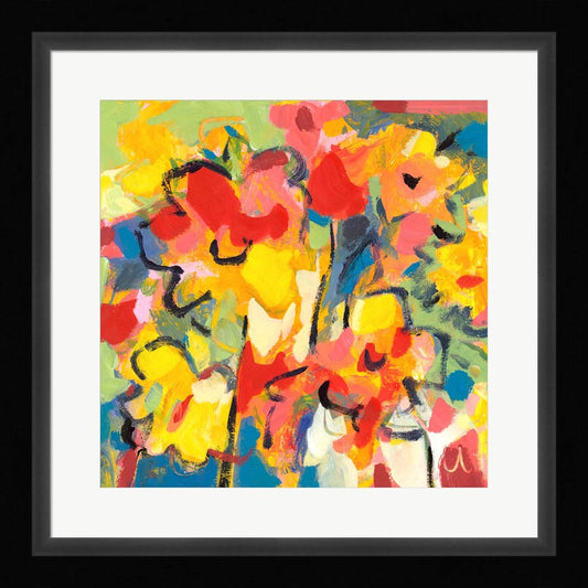 Saturated Florals by Vas Athas, Framed Art