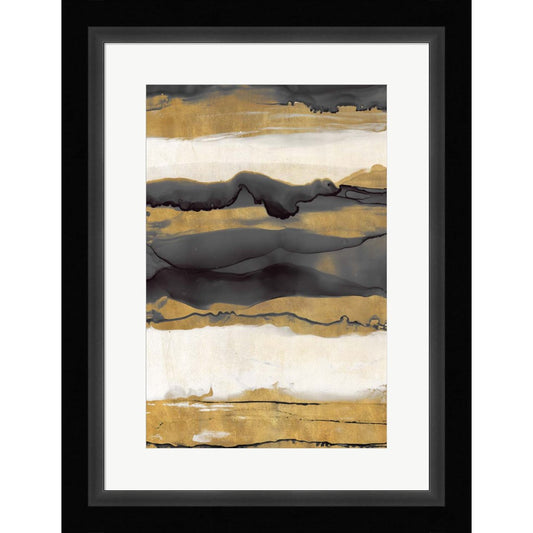 Dark To Light Pattern by Elizabeth Medley, Framed Art