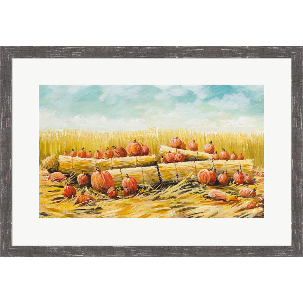 Pumpkin Patch by Bruce Nawrocke, Framed Art