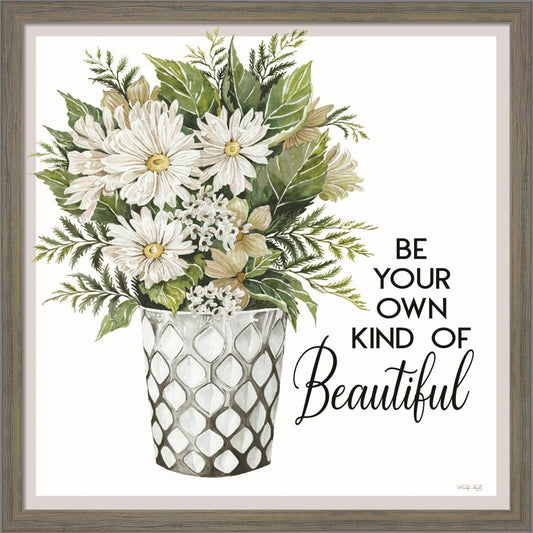 Be Your Own Kind of Beautiful by Cindy Jacobs, Framed Art