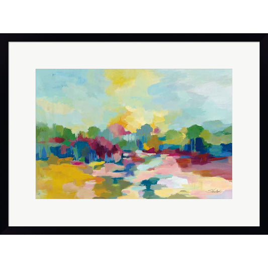 Colorful Inlet by Silvia Vassileva, Framed Art