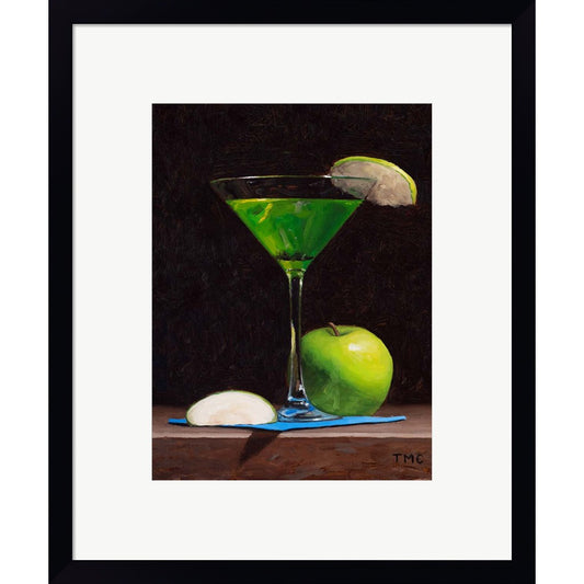 Sour Apple Martini by Todd M. Casey, Framed Art