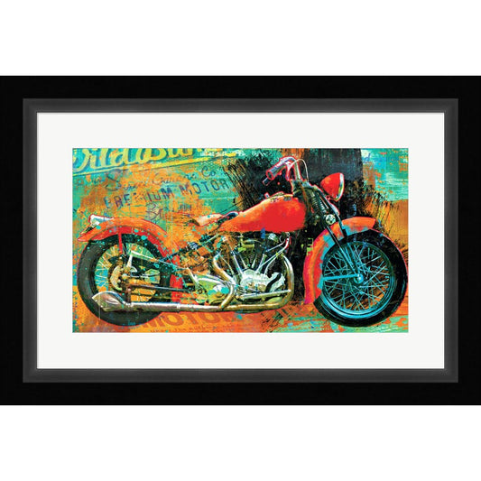 Hardtail Tangerine by Porter Hastings, Framed Art