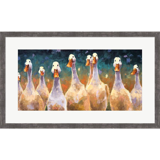 Those Darn Ducks by Sarah Webber, Framed Art